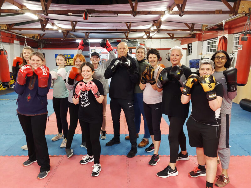 Rachael Maskell MP at the boxing club